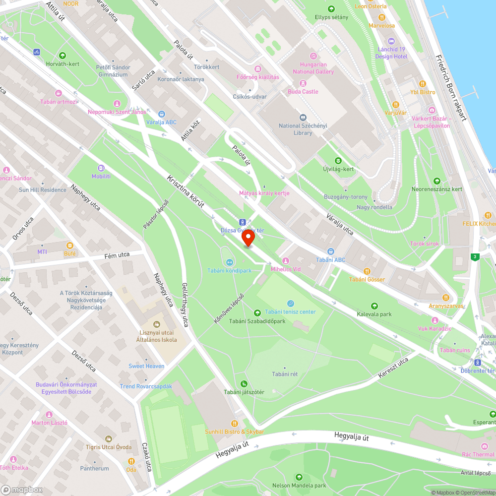 Graffiti bejelentés helye