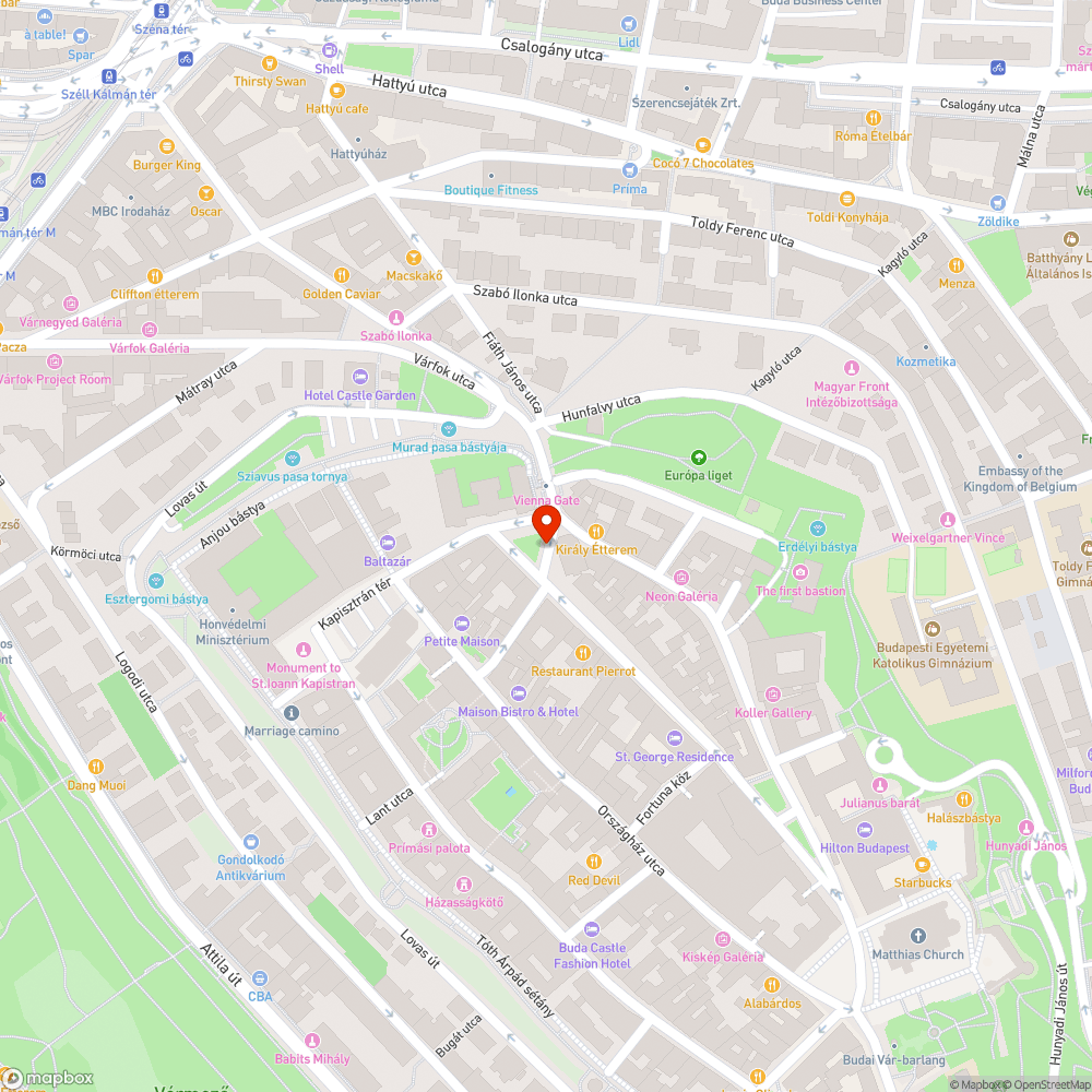 Úthibák bejelentés helye