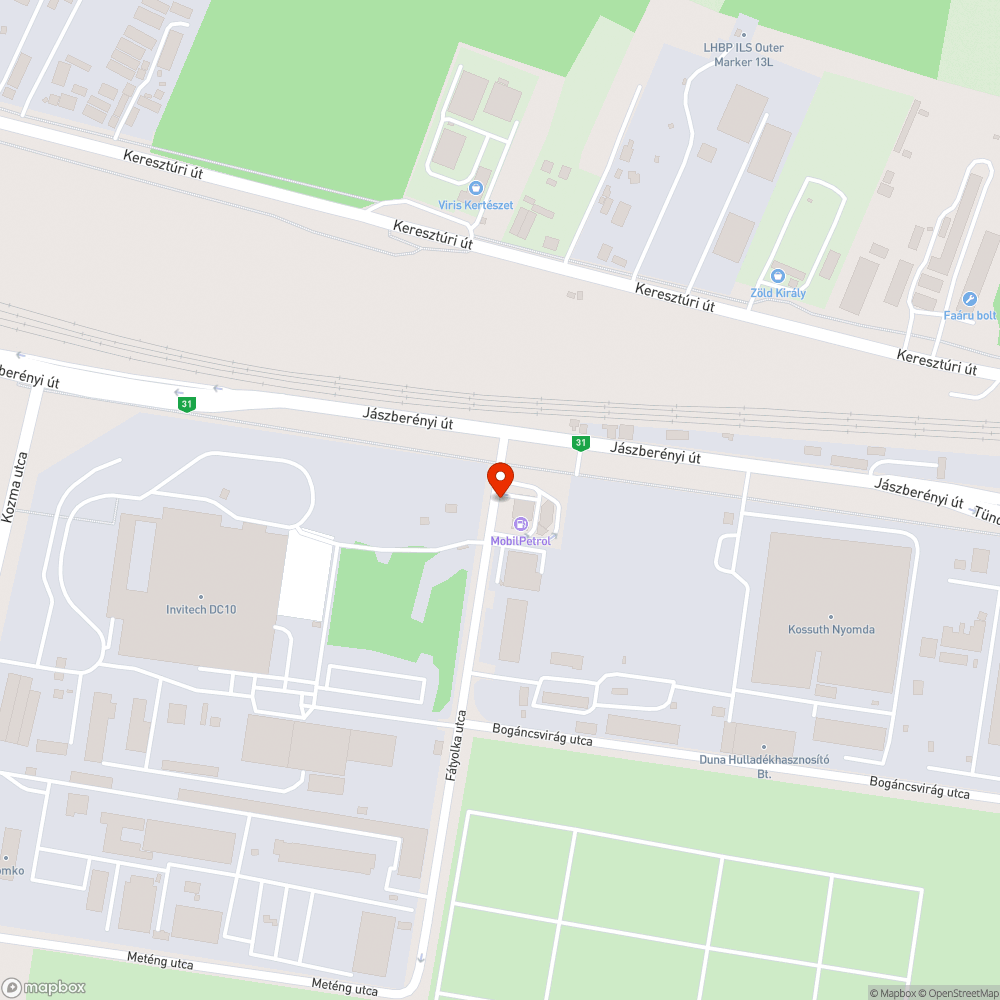 Egy nagyon elhasználódott aknafedél bejelentés helye