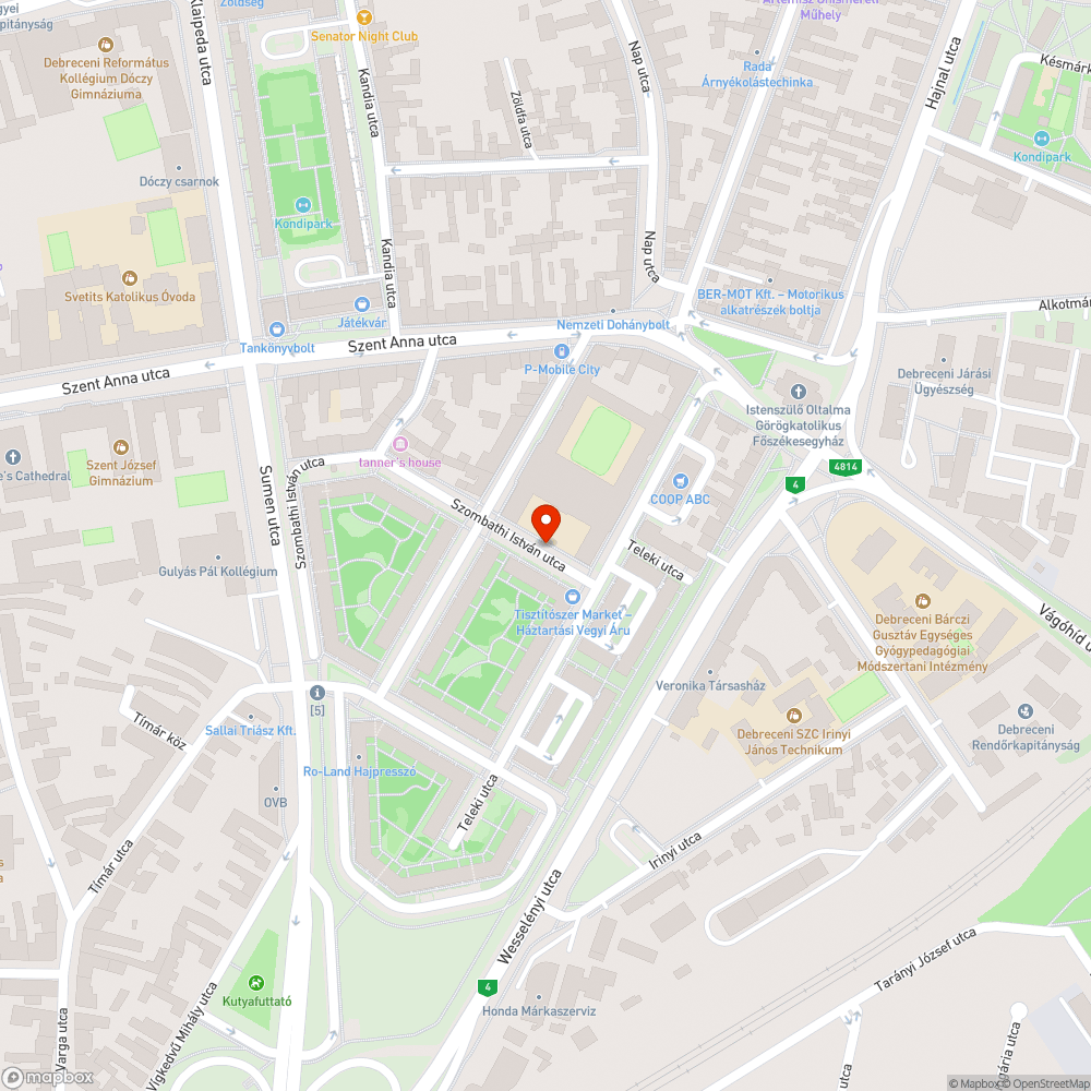 Hibás díszkivilágítás bejelentés helye