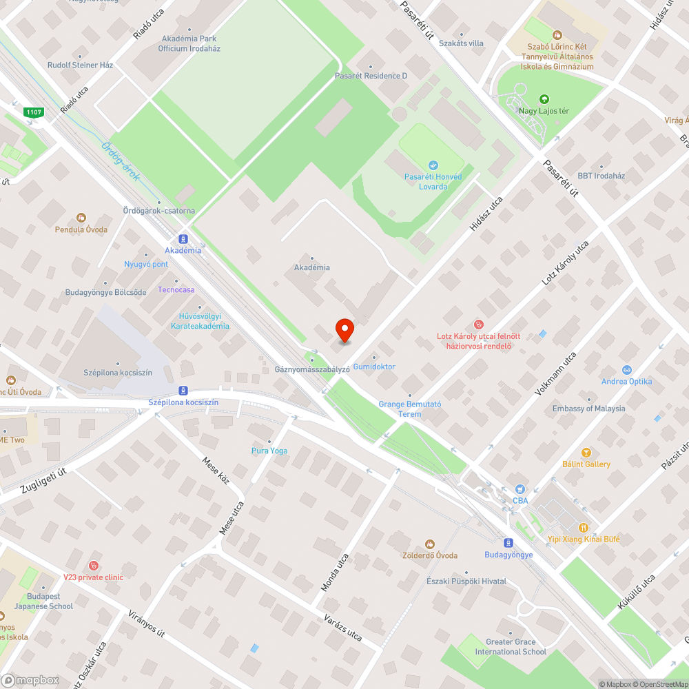 Földbe süllyedt virágláda bejelentés helye