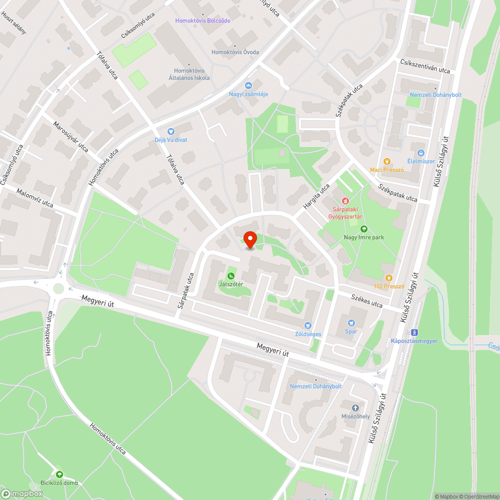 Megsüllyedt burkolat bejelentés helye