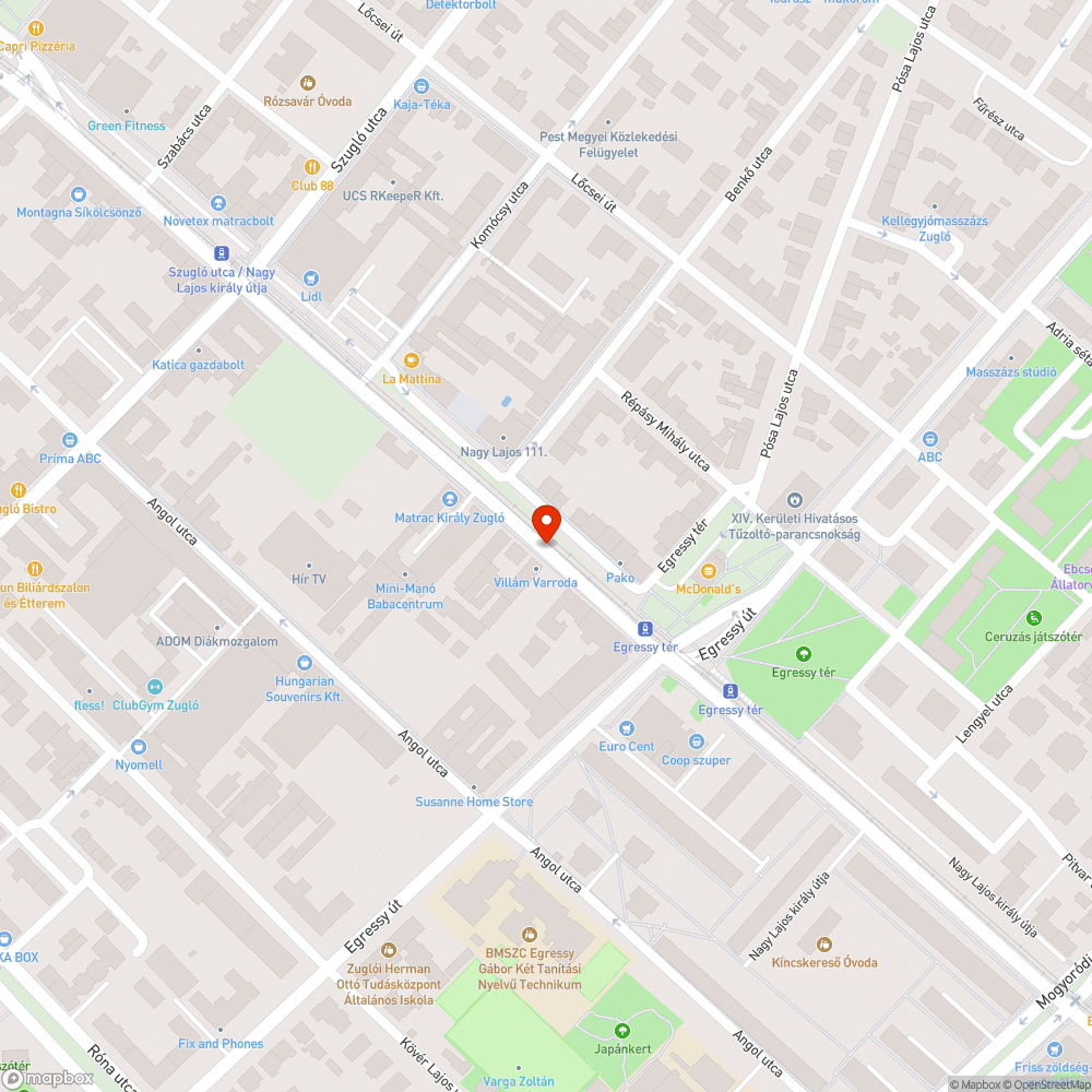 Patkányok bejelentés helye