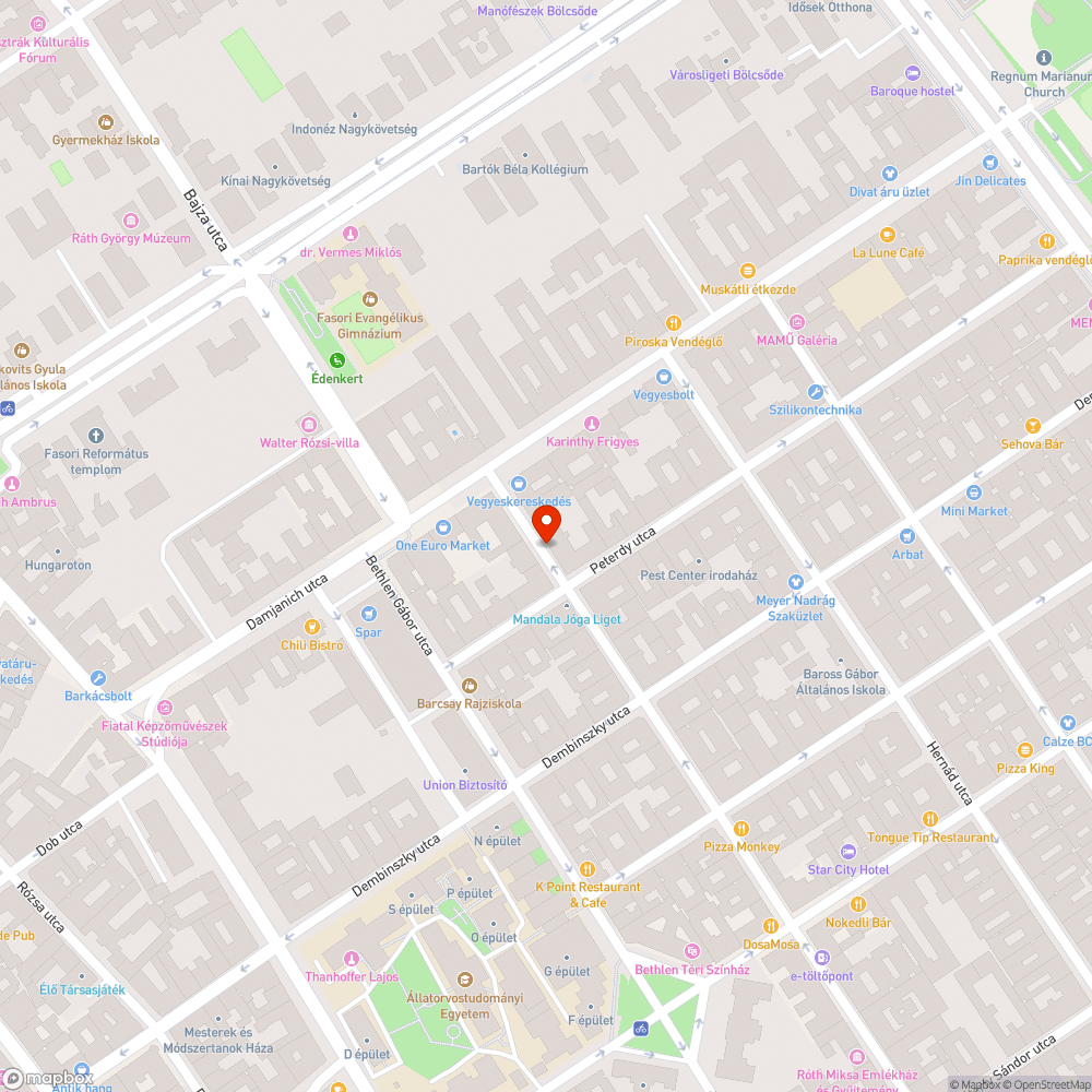 A fák körüli korlátok megrongálódtak bejelentés helye