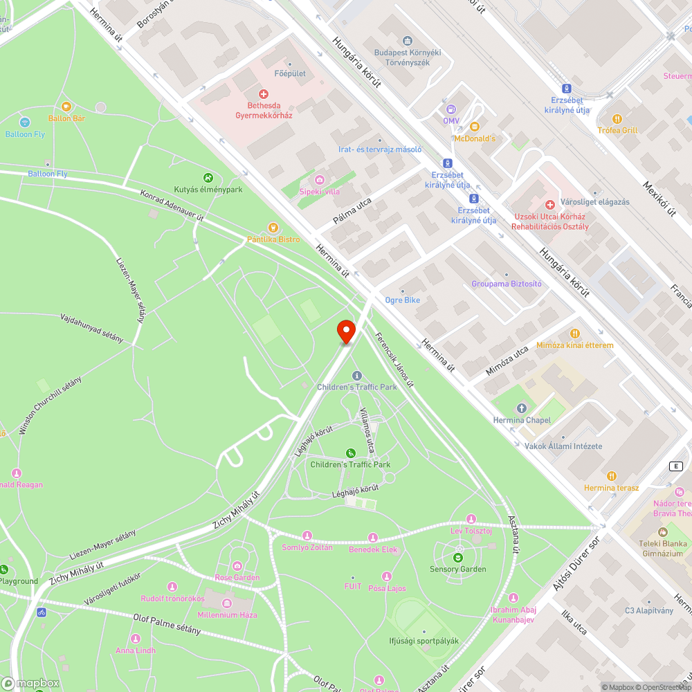 Faültetés bejelentés helye