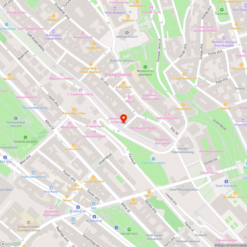 Törött szegélykő bejelentés helye