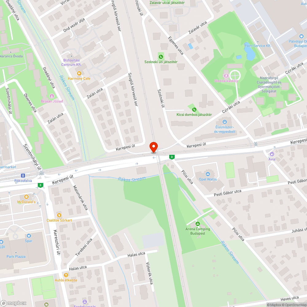 Megsüllyedt aknafedél, törött elzárófedél bejelentés helye