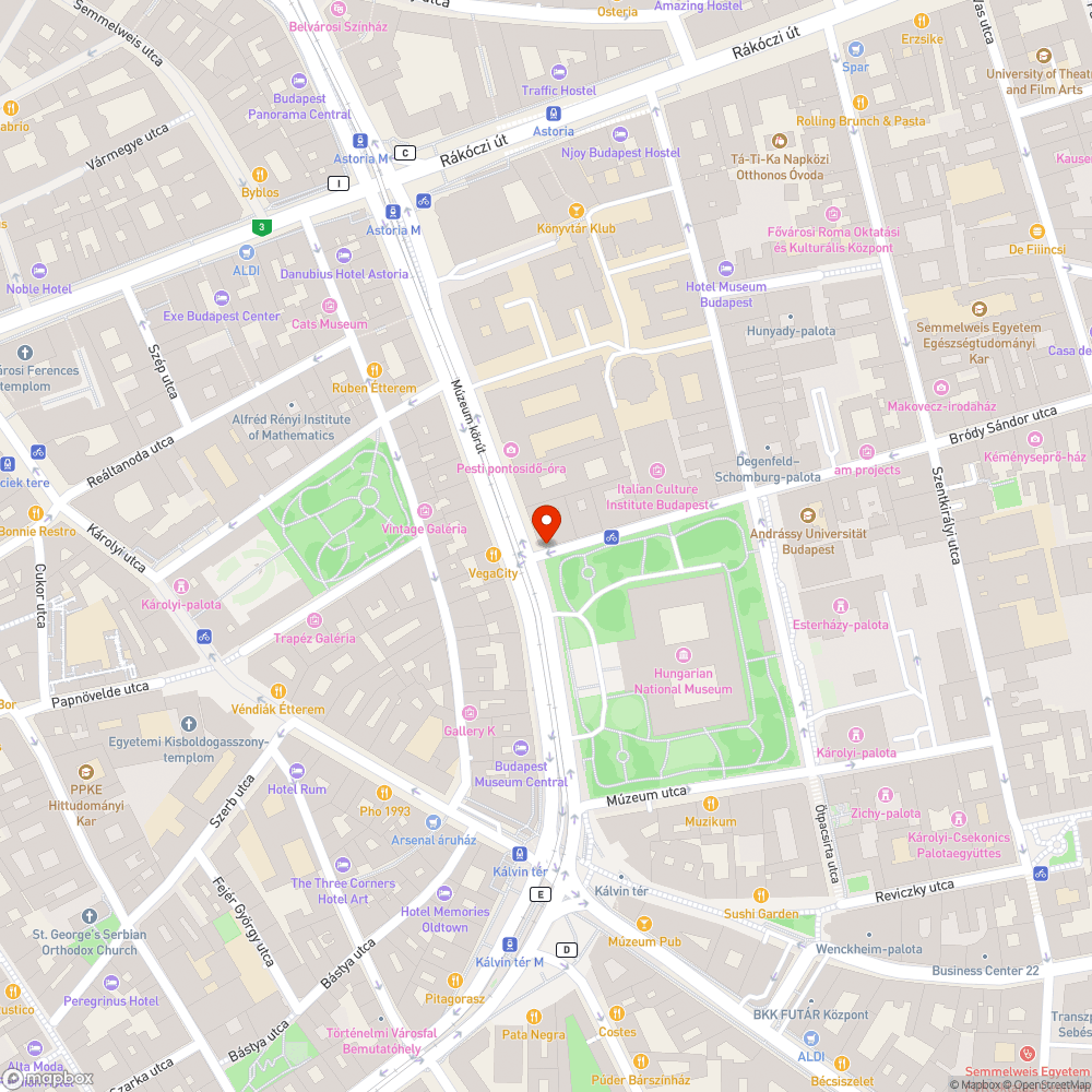 Úthibák bejelentés helye