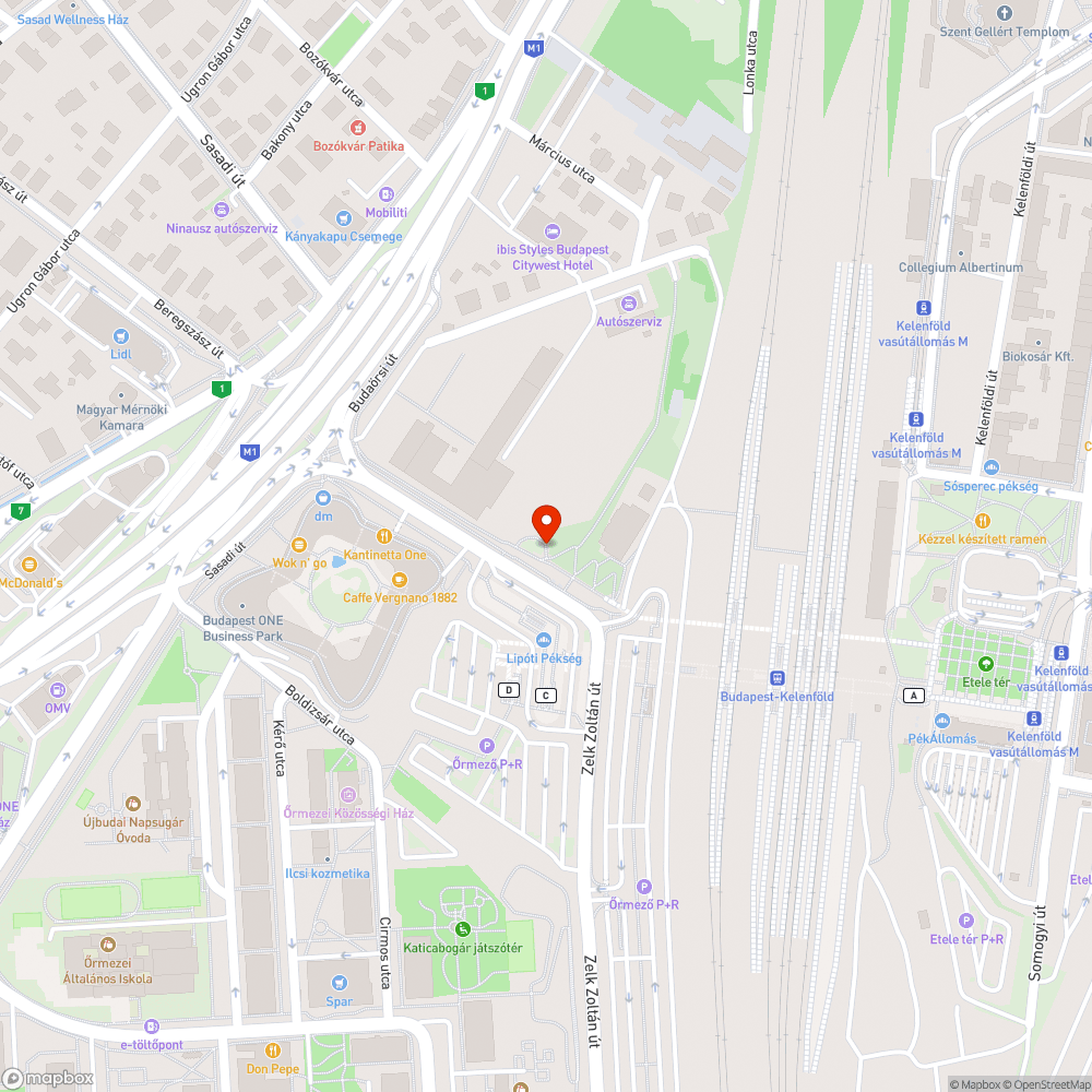 Járdafelújítás bejelentés helye