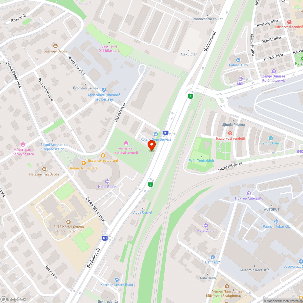 Amerikai katonai temető fala bejelentés helye