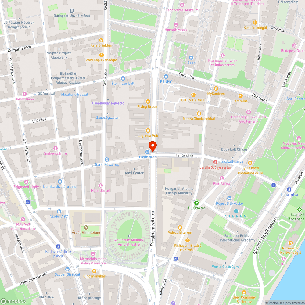 Hiányzó utcanévtáblák pótlása II. bejelentés helye