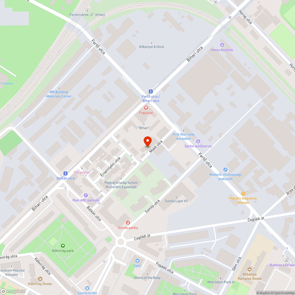 Kiégett, rendszàm nélküli autó bejelentés helye