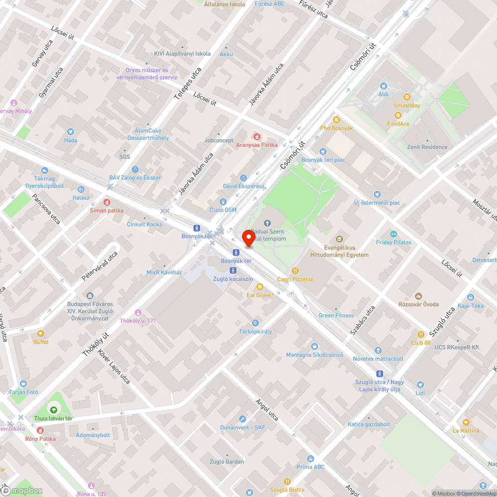 Szemetes megálló bejelentés helye