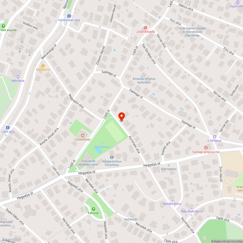 Zöld hulladék bejelentés helye