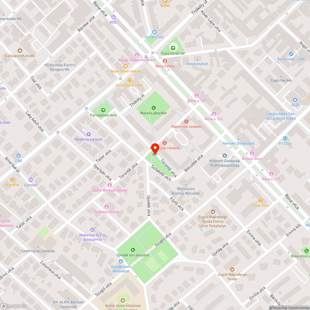 Nagy halom zöldhulladék a park közepén bejelentés helye