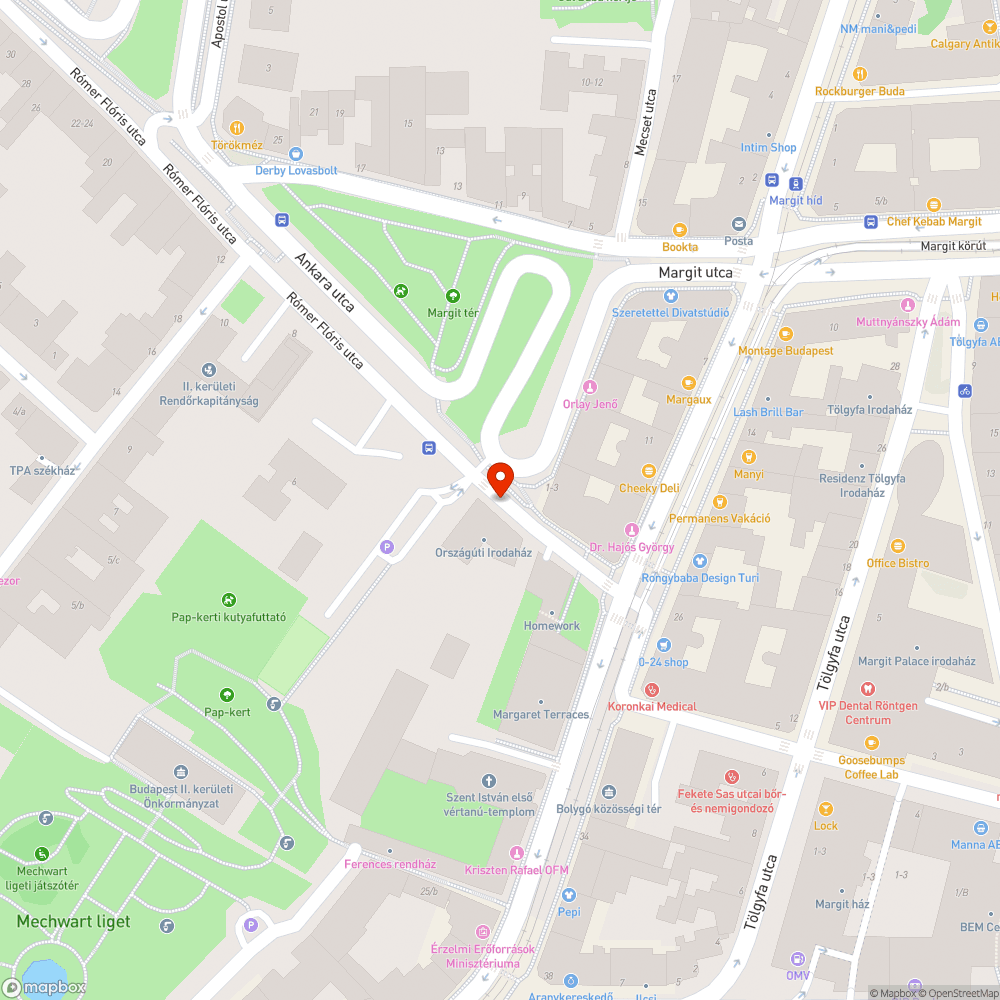 Parkoló? bejelentés helye