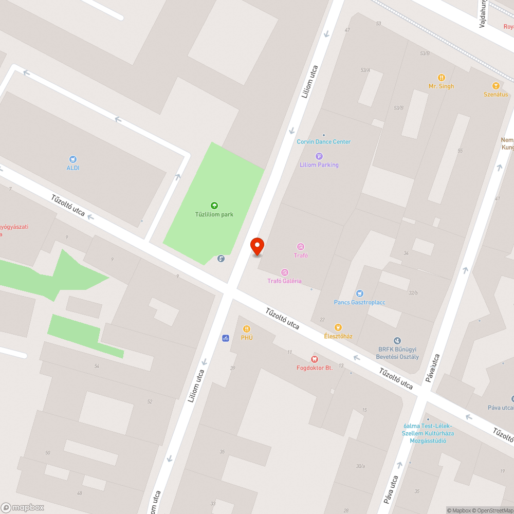 Elferdült tábla bejelentés helye