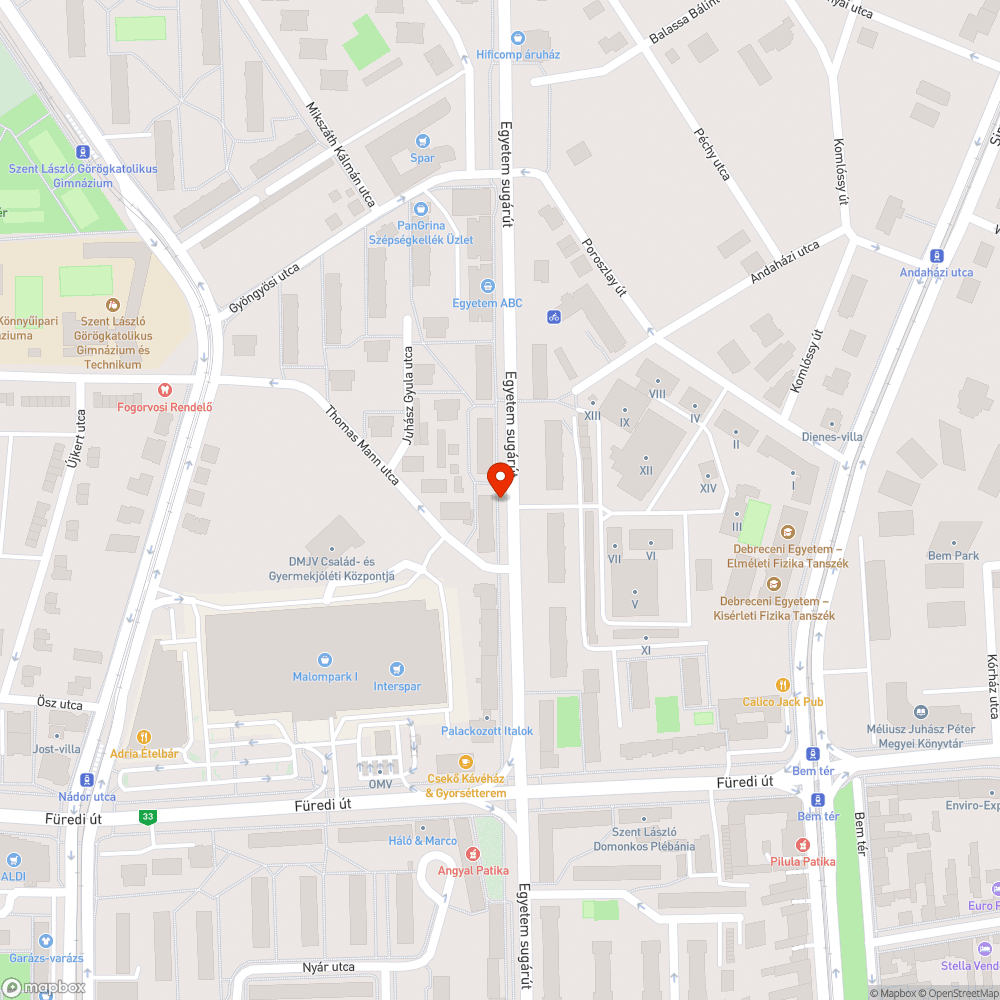 Citylight világítás bejelentés helye