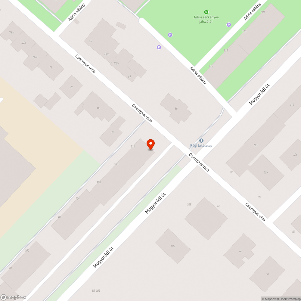 Közterületre dobált zöldhulladék bejelentés helye