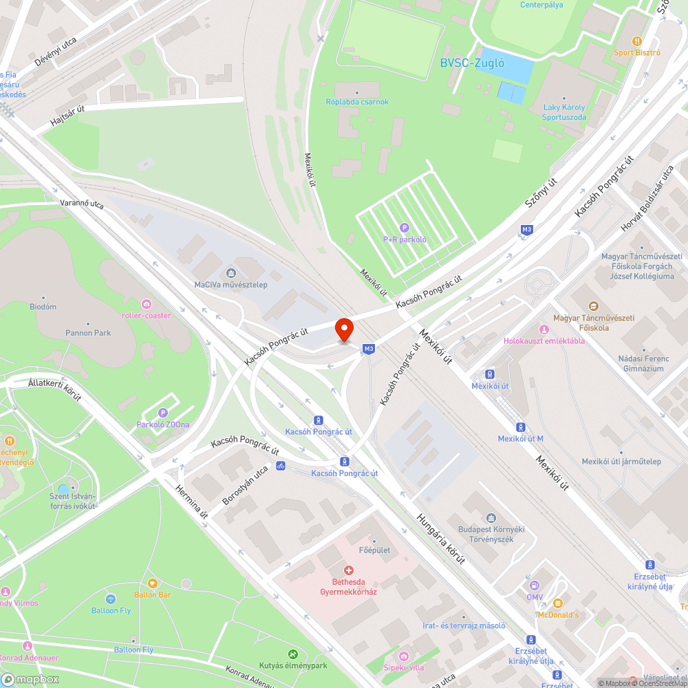 Letört faág bejelentés helye