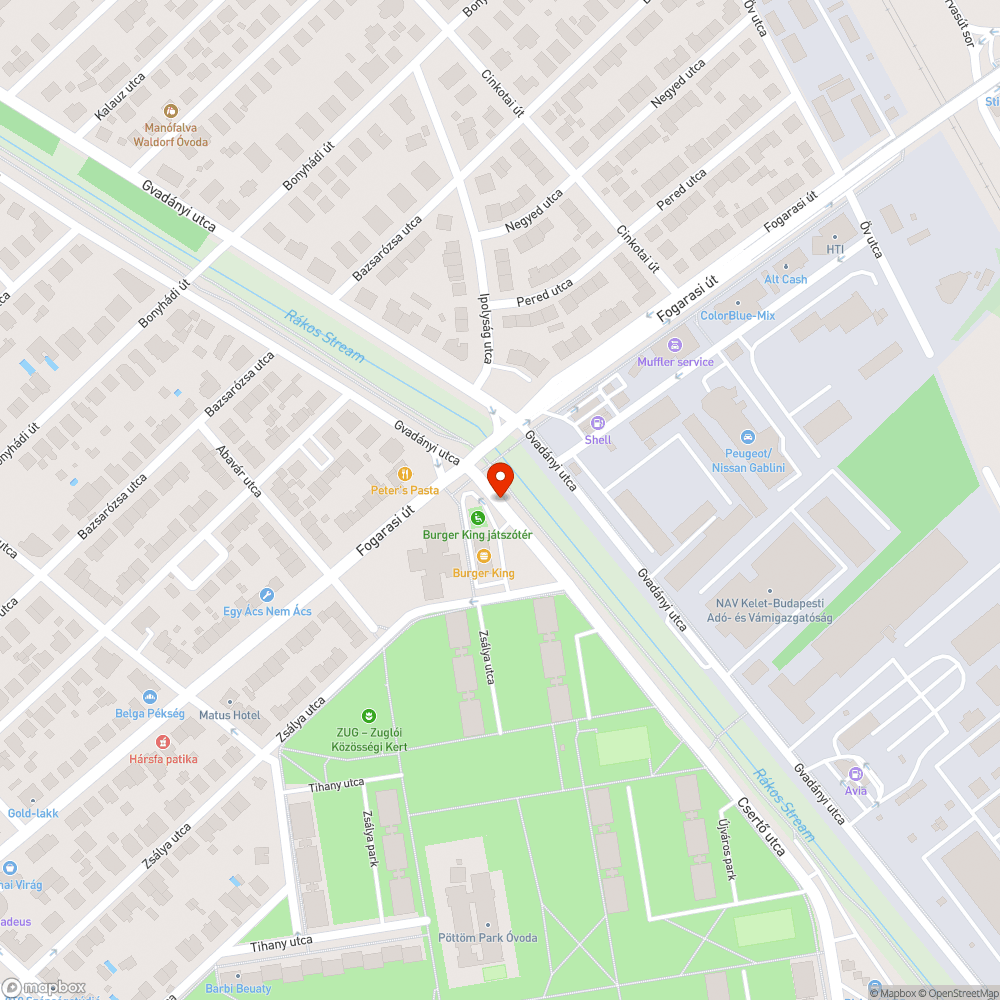 Hulladéktároló áthelyezése javasolt bejelentés helye