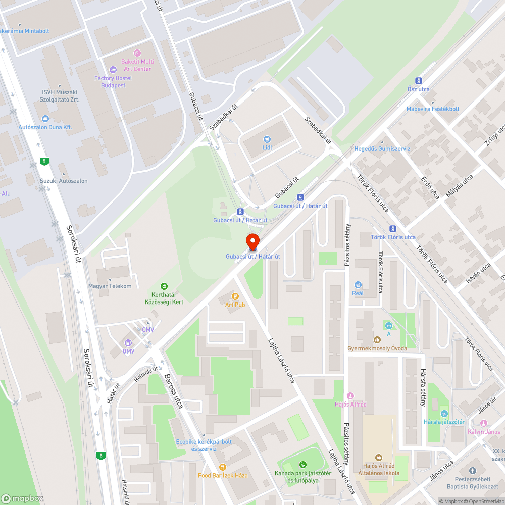 Meggörbült korlát bejelentés helye