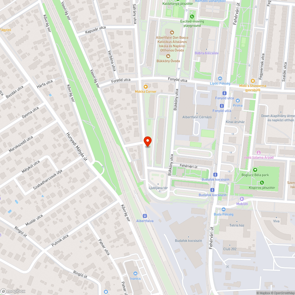 Járda leparkolása bejelentés helye