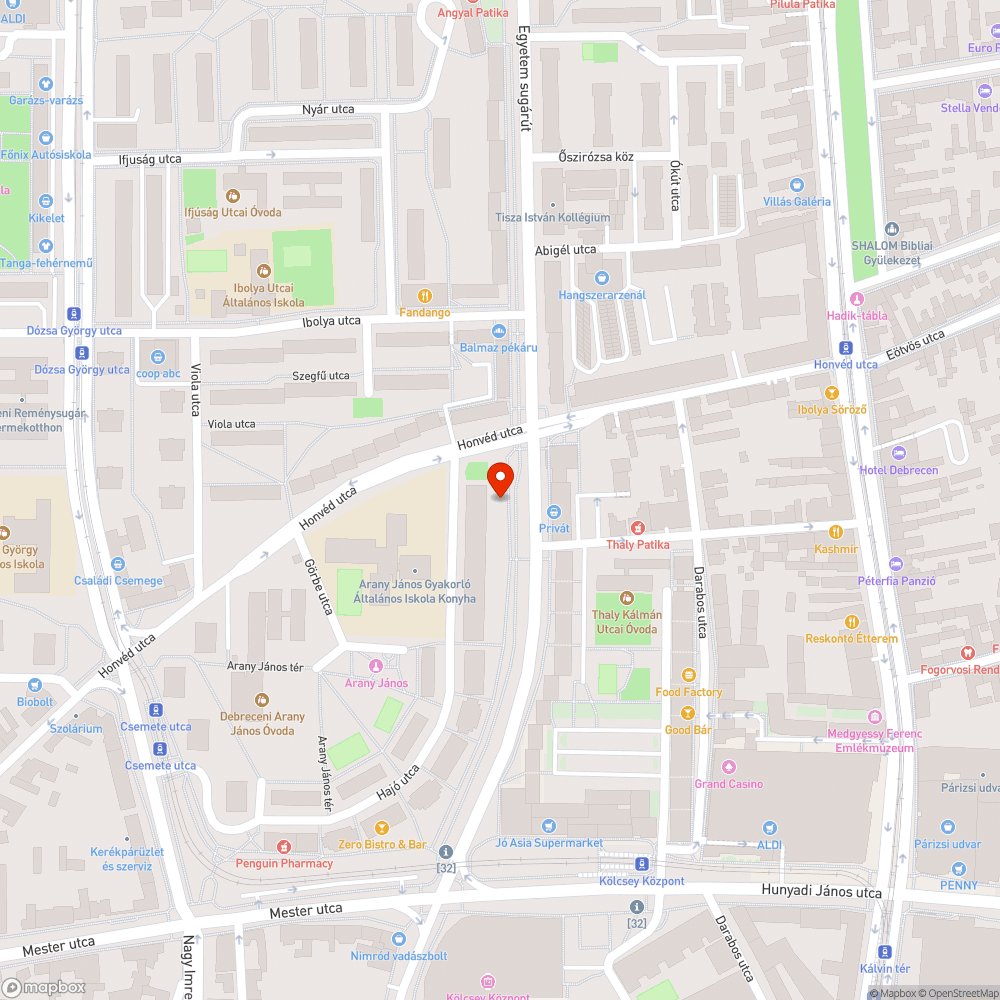 Hibás közvilágítás bejelentés helye