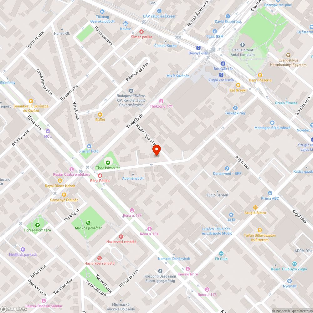 Faágak a járdán bejelentés helye