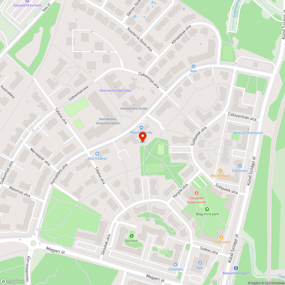 Rossz járda bejelentés helye