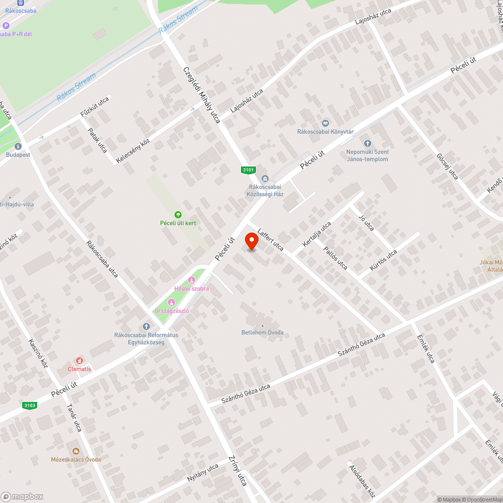 Parkoló foglalva bejelentés helye