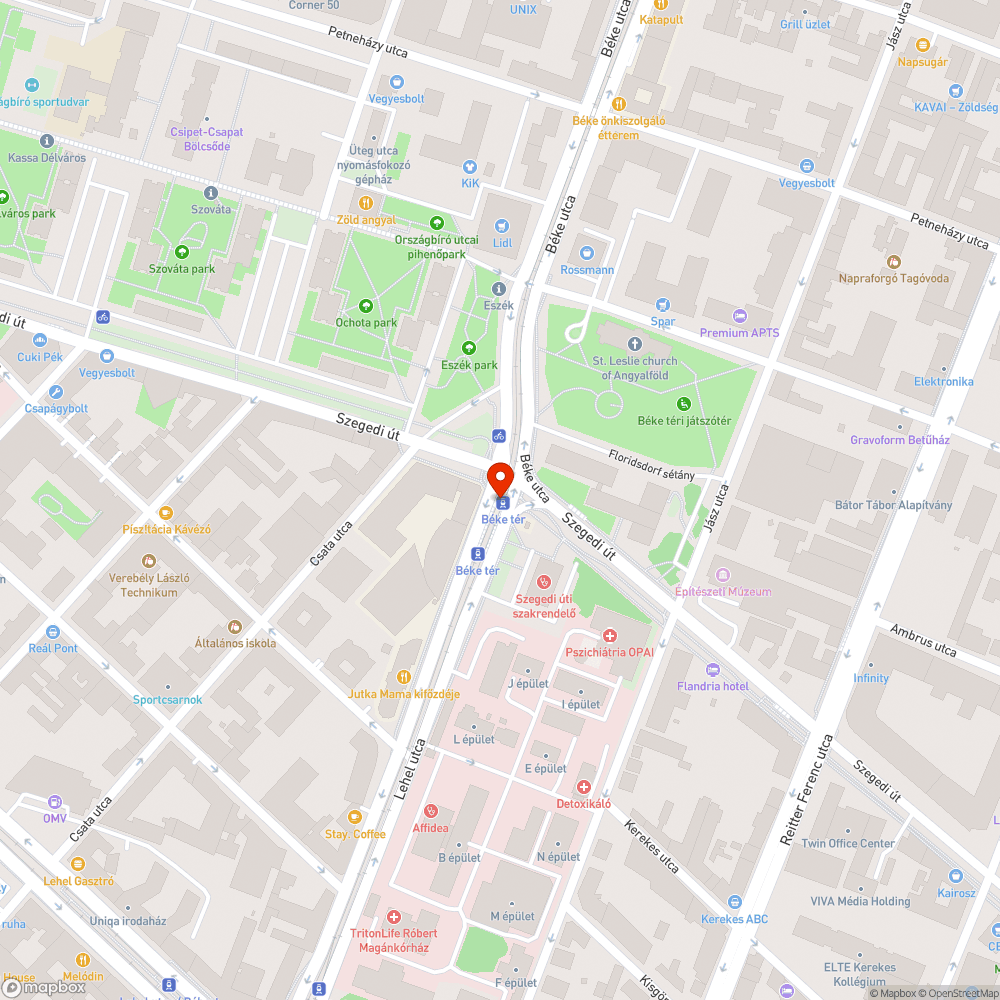 Leszakadt szemetes bejelentés helye