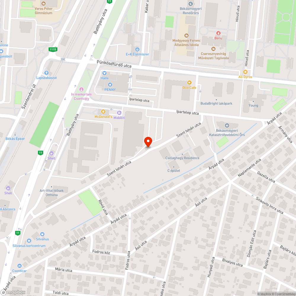 Szemét + matrac bejelentés helye