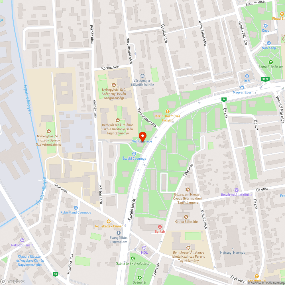 Kátyú homokkal feltöltve a bicikliúton bejelentés helye