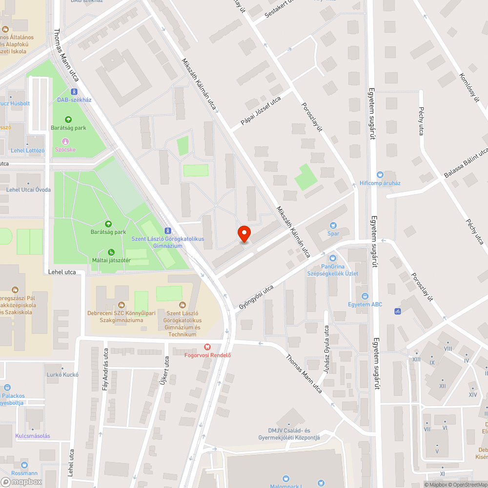 Parkolást akadályozó növényzet bejelentés helye