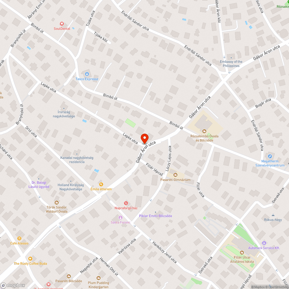 Kintfelejtett tábla bejelentés helye