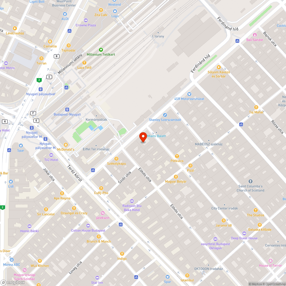 Kátyú bejelentés helye