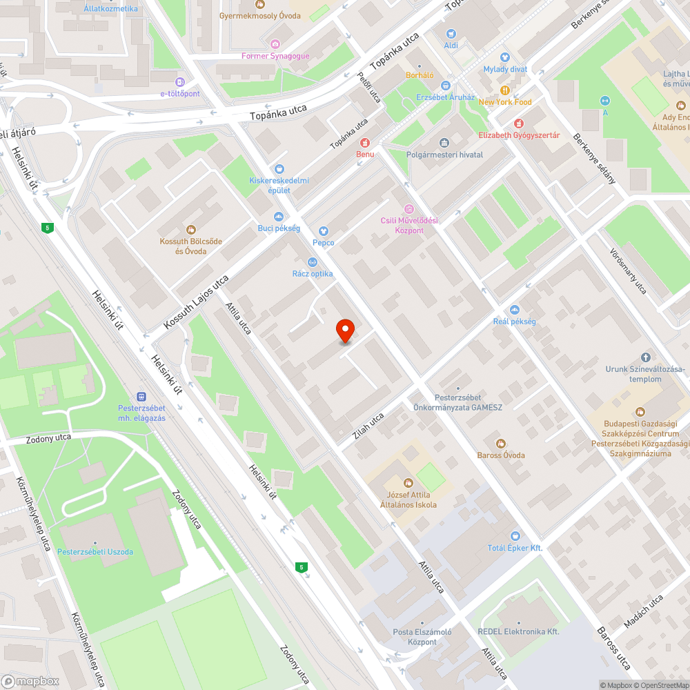 Kiszáradt bokor bejelentés helye