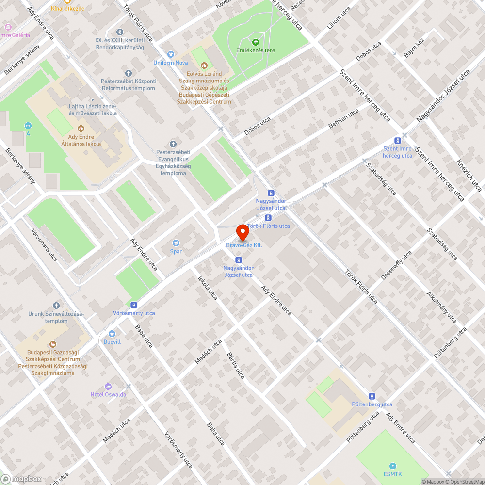 Tönkrement fedlap bejelentés helye