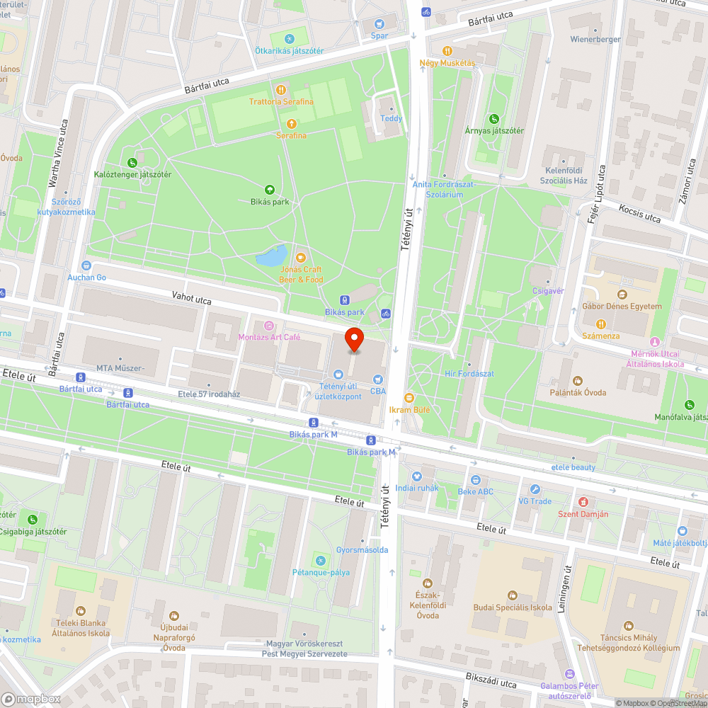 Nyitott csapszekrény bejelentés helye