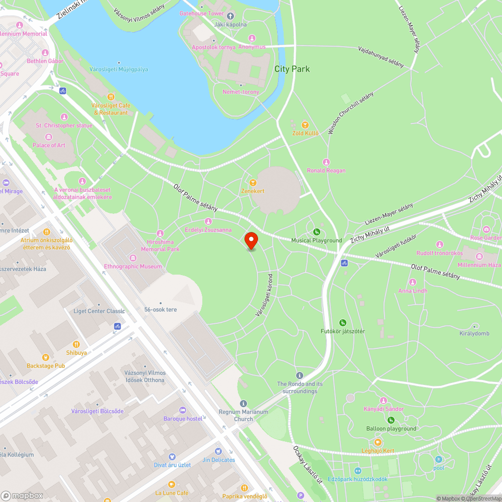 Veszélyes úthiba bejelentés helye