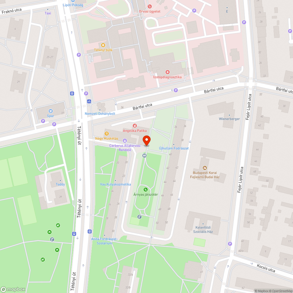 Nem záródó kapu bejelentés helye