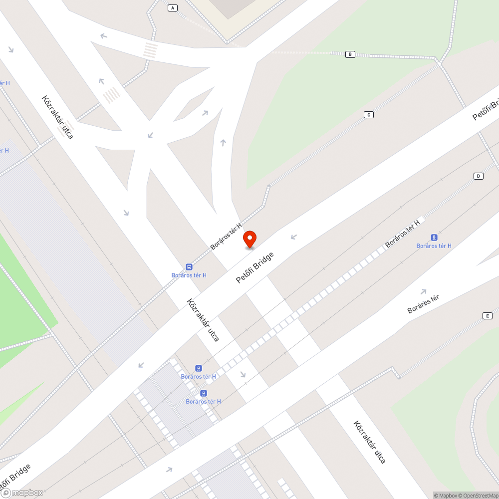 Kimozdult U-korlát bejelentés helye