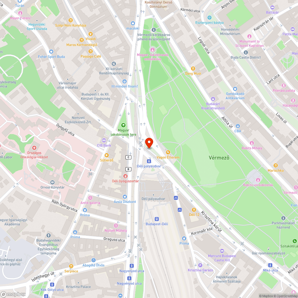 Villamosmegállóban ürülék bejelentés helye