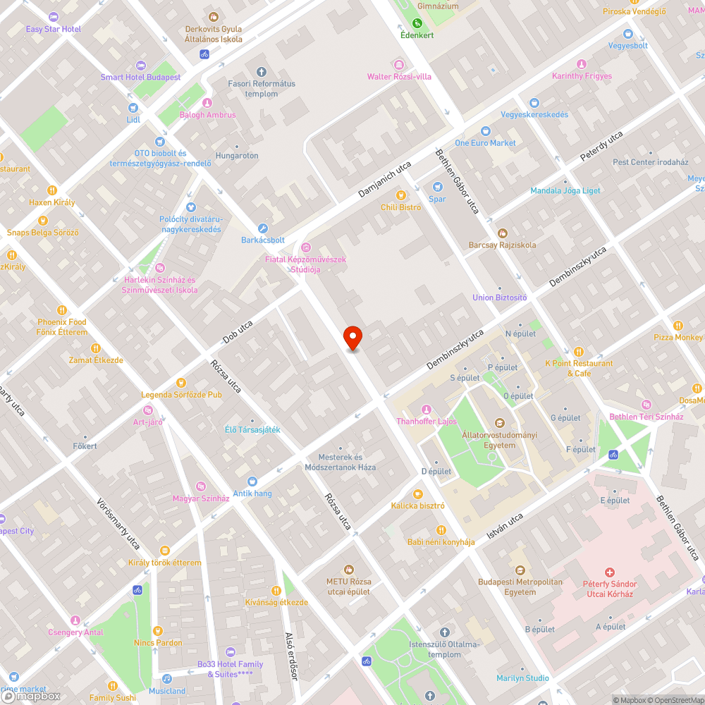 Eldugult vízelvezetés Rottenbiller utca bejelentés helye