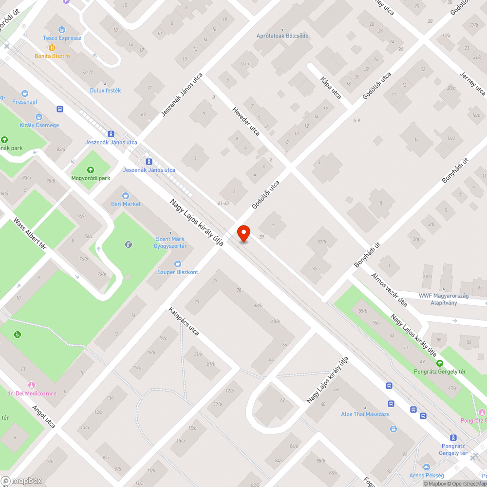 Szétdobált ruhák a közterületen bejelentés helye