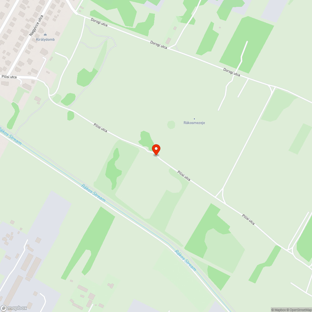 Hulladék lerakva a Pilisi utcában bejelentés helye