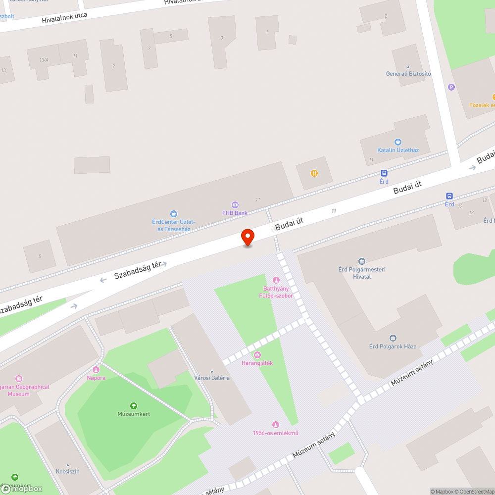 A Főtéren két kerékpártámaszt eltorlaszoltak bejelentés helye