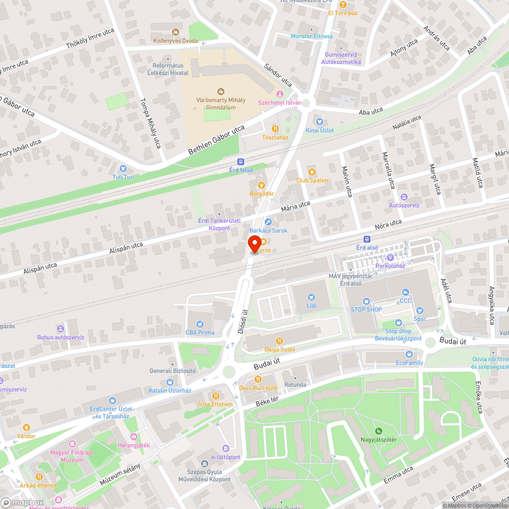 Érd alsónál nem működik a lift bejelentés helye