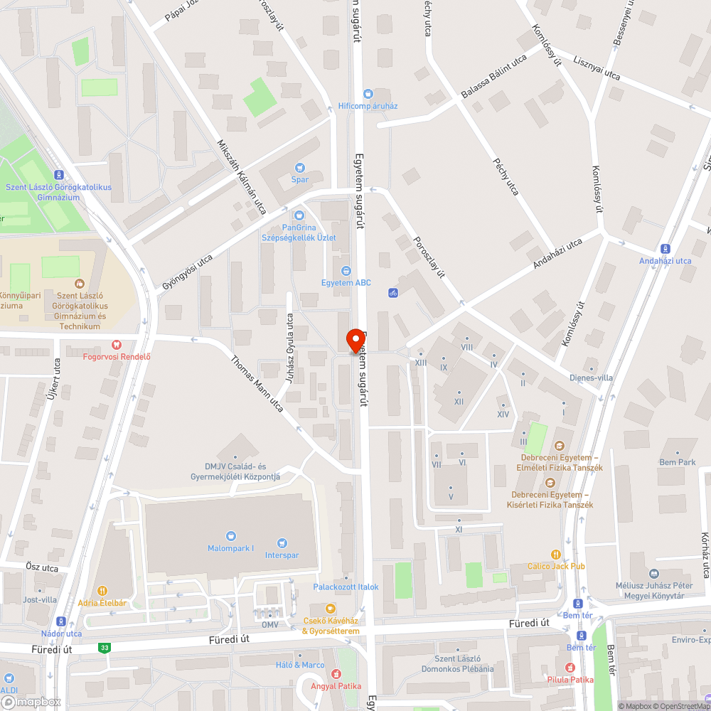 hibás Citylight világítás bejelentés helye